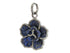 Pave Diamond & Sapphire Flower Pendant, (DSP-7114)